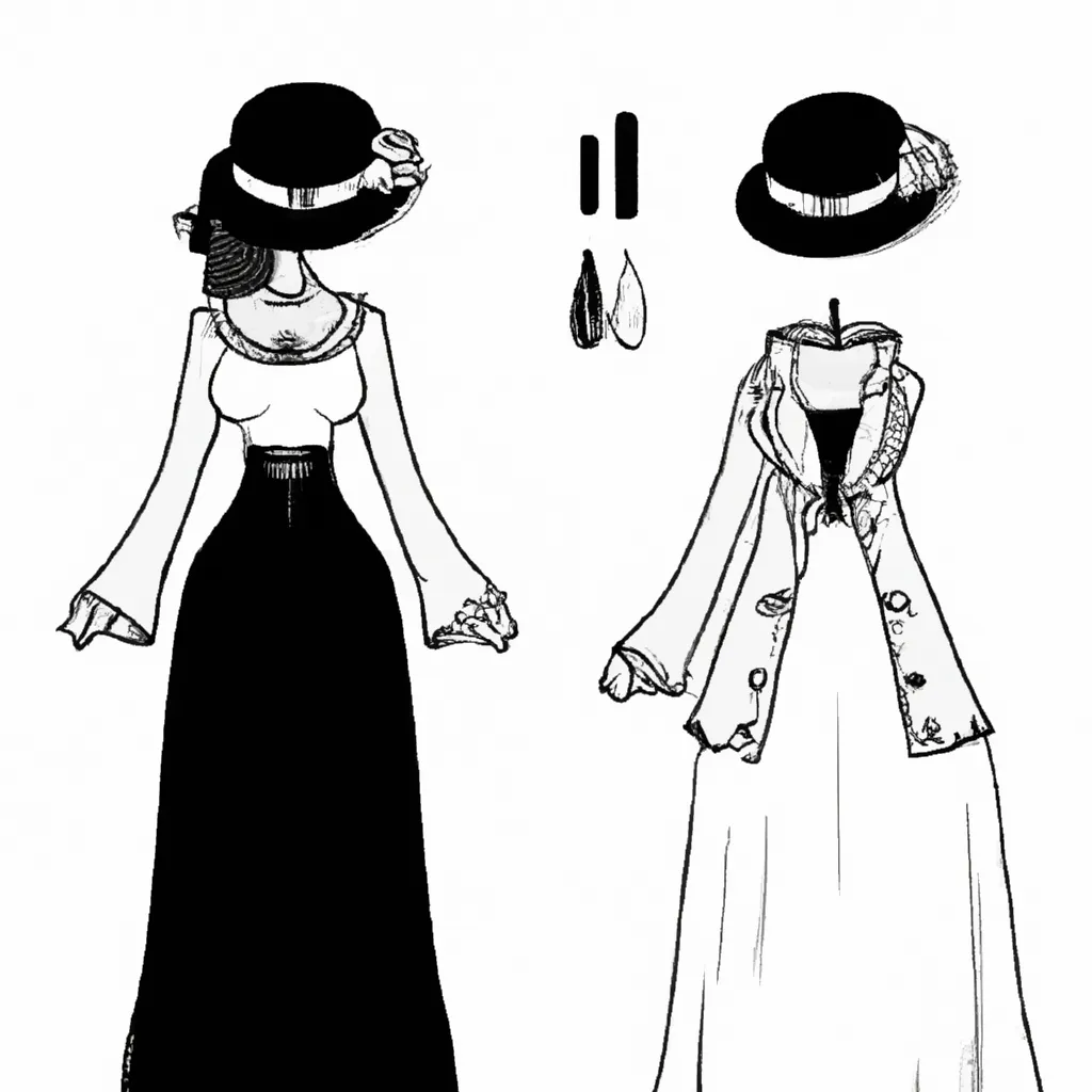 desenhos moda epoca imprimir colorir 2