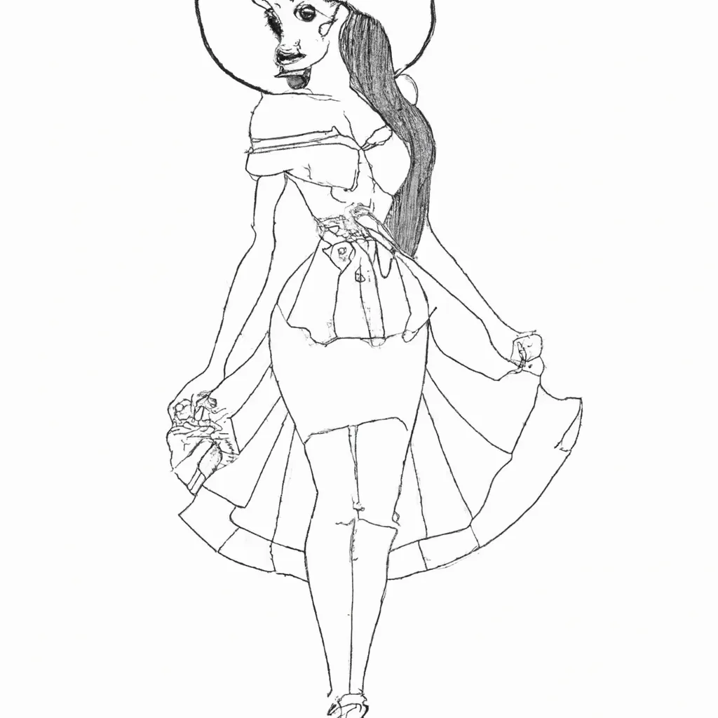 desenhos moda epoca imprimir colorir 3