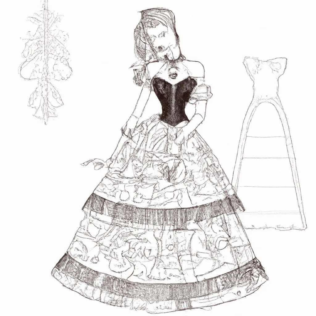 desenhos moda epoca imprimir colorir 12