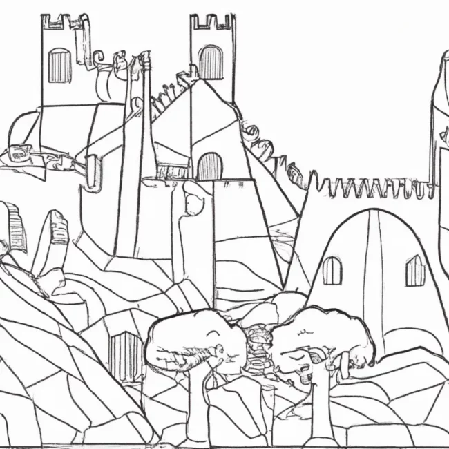 desenhos castelo mouros imprimir colorir 3 desenhos castelo mouros imprimir colorir 3