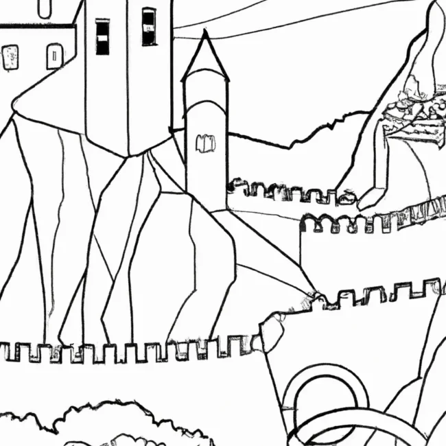 desenhos castelo mouros imprimir colorir 4 desenhos castelo mouros imprimir colorir 4