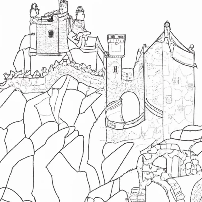 desenhos castelo mouros imprimir colorir 6 desenhos castelo mouros imprimir colorir 6
