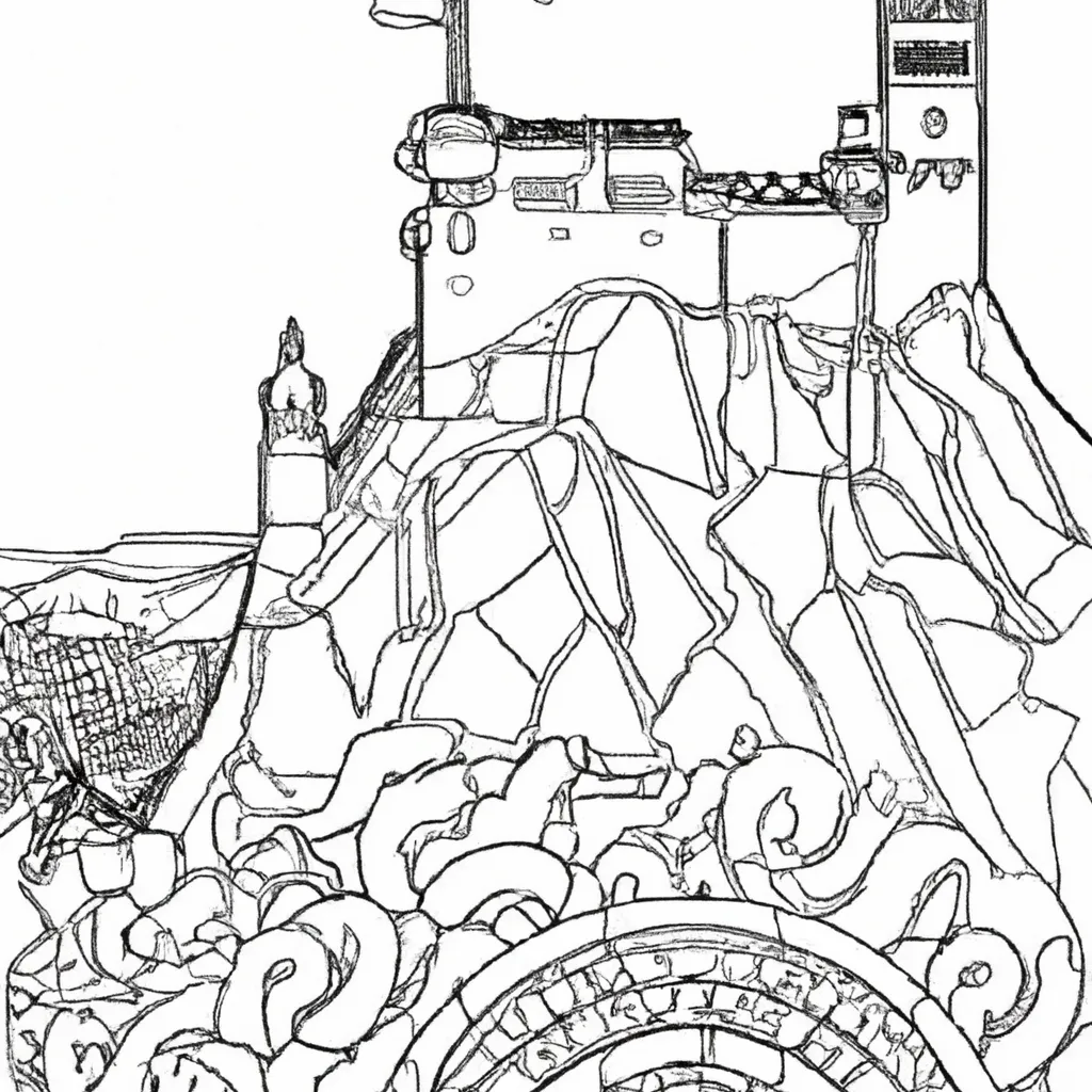 desenhos castelo mouros imprimir colorir 13
