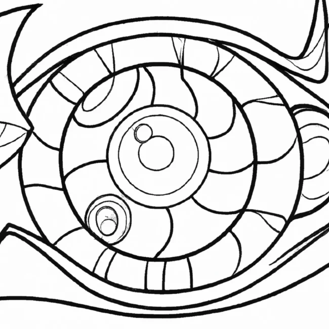 desenhos monstro olho imprimir colorir 14