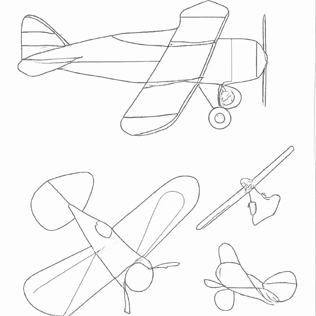 desenhos planador imprimir colorir 4