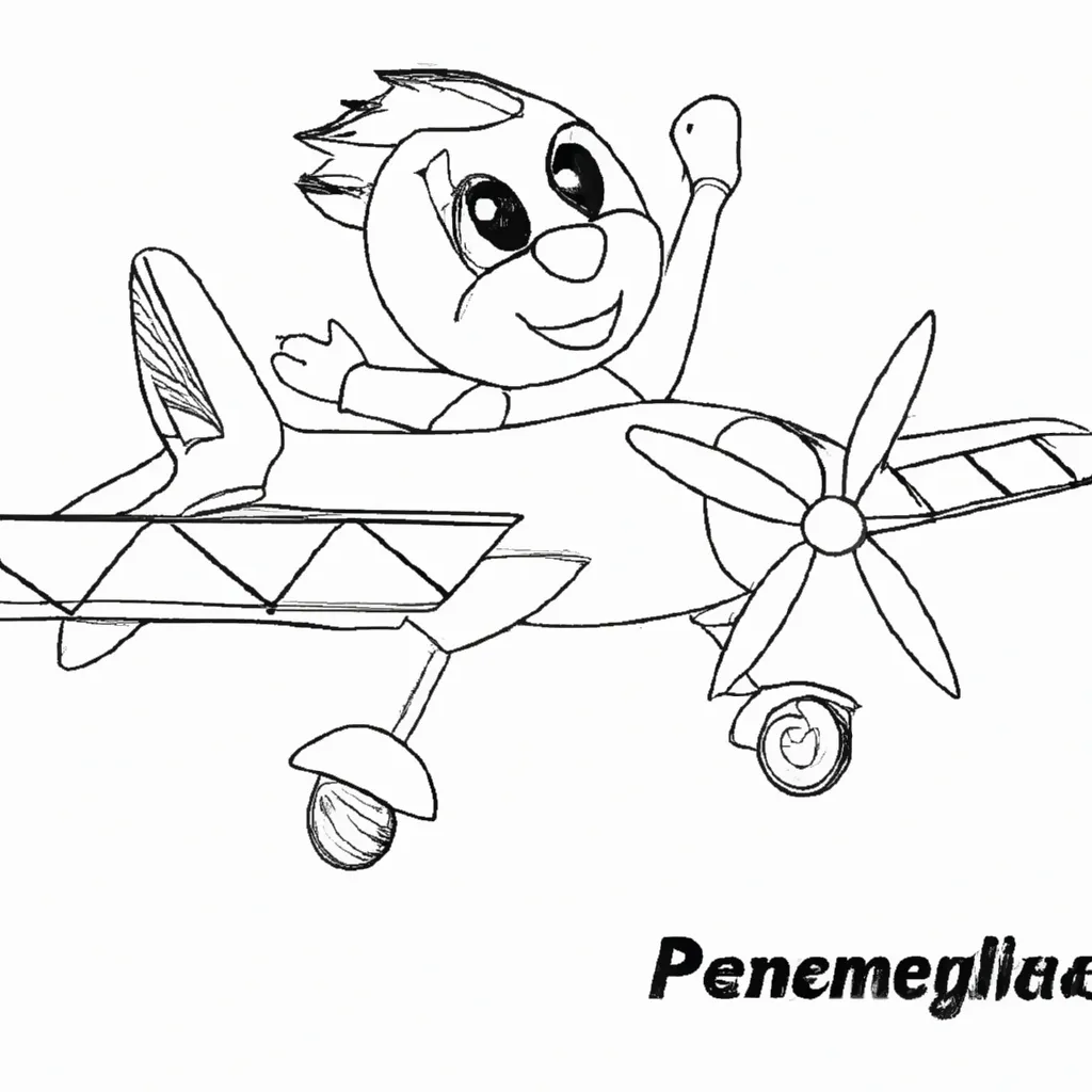 desenhos planador imprimir colorir 13
