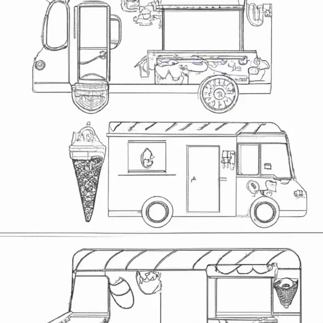 desenhos food truck sorvete imprimir colorir 11 desenhos food truck sorvete imprimir colorir 11