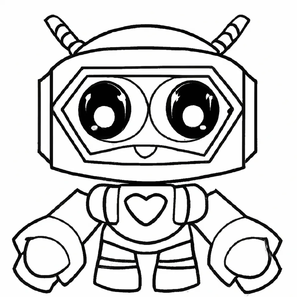 desenhos robo kawaii imprimir colorir desenhos robo kawaii imprimir colorir