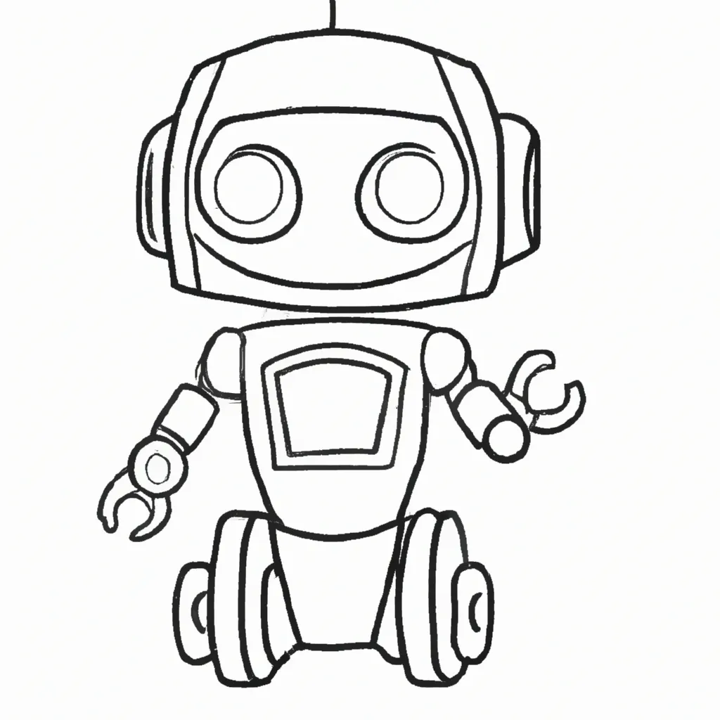 desenhos robo kawaii imprimir colorir 8 desenhos robo kawaii imprimir colorir 8