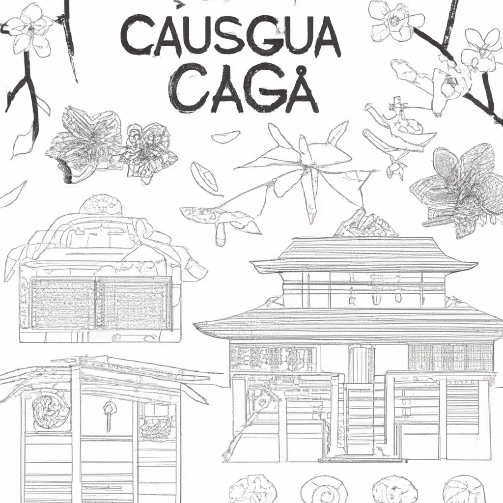 desenhos casa japonesa imprimir colorir 1