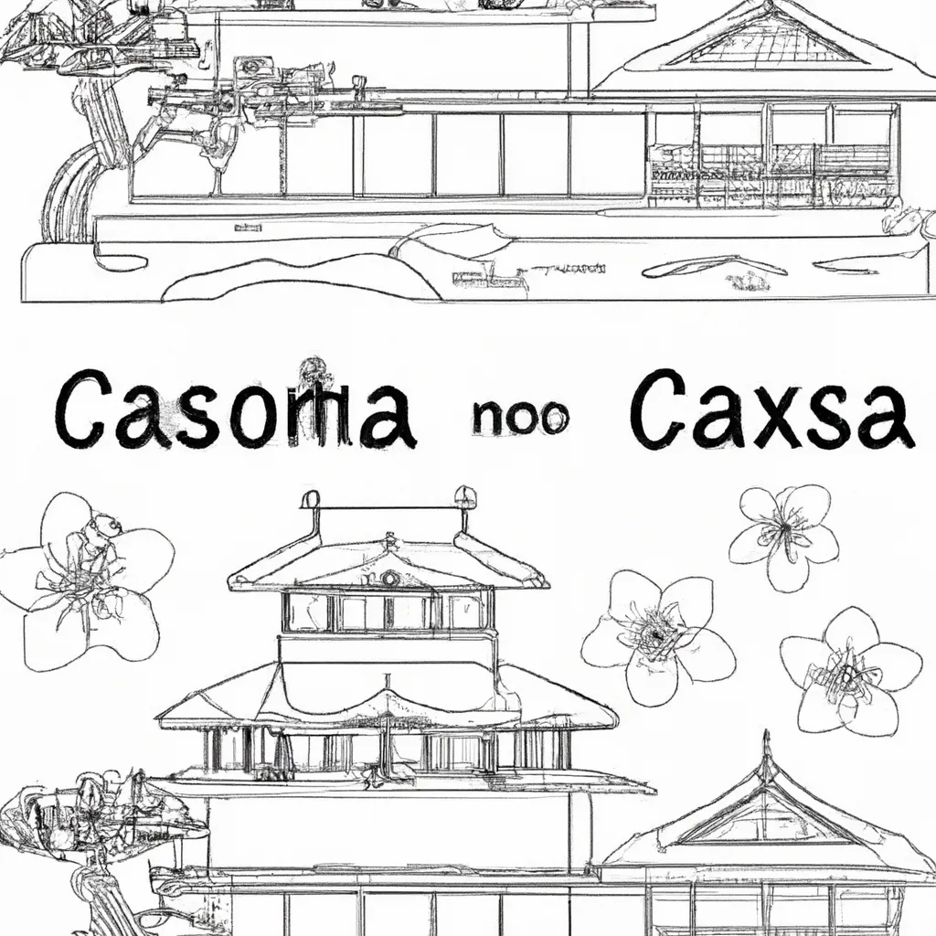 desenhos casa japonesa imprimir colorir 2