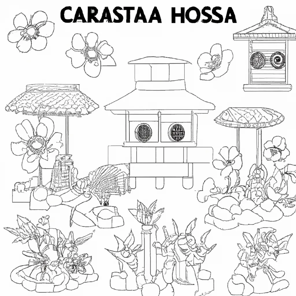 desenhos casa japonesa imprimir colorir 3