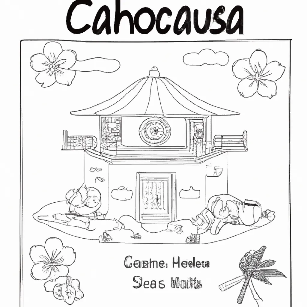desenhos casa japonesa imprimir colorir 9