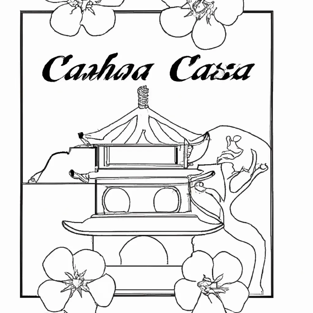 desenhos casa japonesa imprimir colorir 13