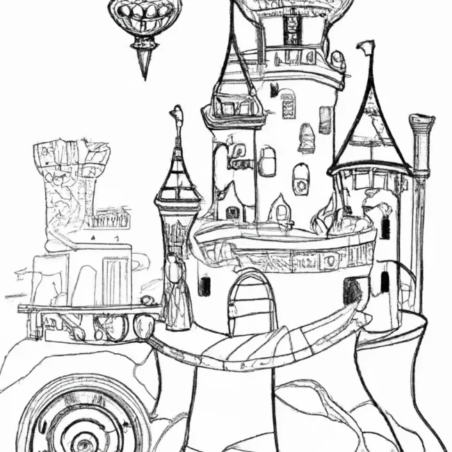 desenhos castelo fantasia imprimir colorir 3 desenhos castelo fantasia imprimir colorir 3
