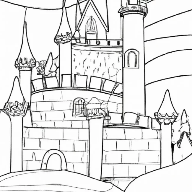 desenhos castelo fantasia imprimir colorir 5 desenhos castelo fantasia imprimir colorir 5