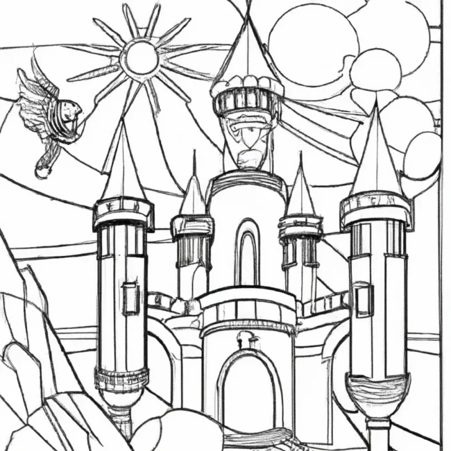 desenhos castelo fantasia imprimir colorir 6 desenhos castelo fantasia imprimir colorir 6