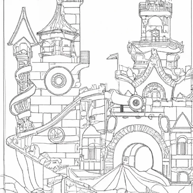 desenhos castelo fantasia imprimir colorir 11 desenhos castelo fantasia imprimir colorir 11