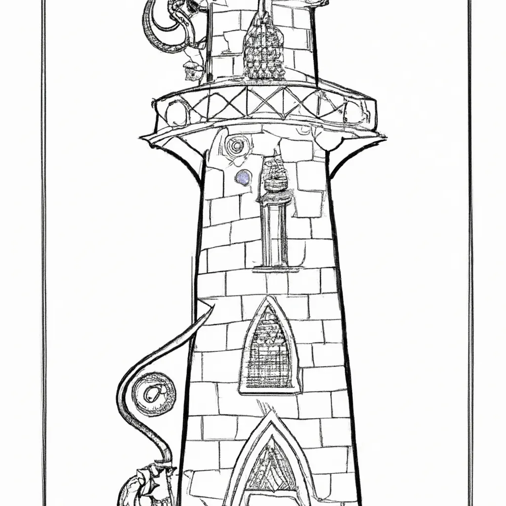 desenhos torre rapunzel imprimir colorir 4