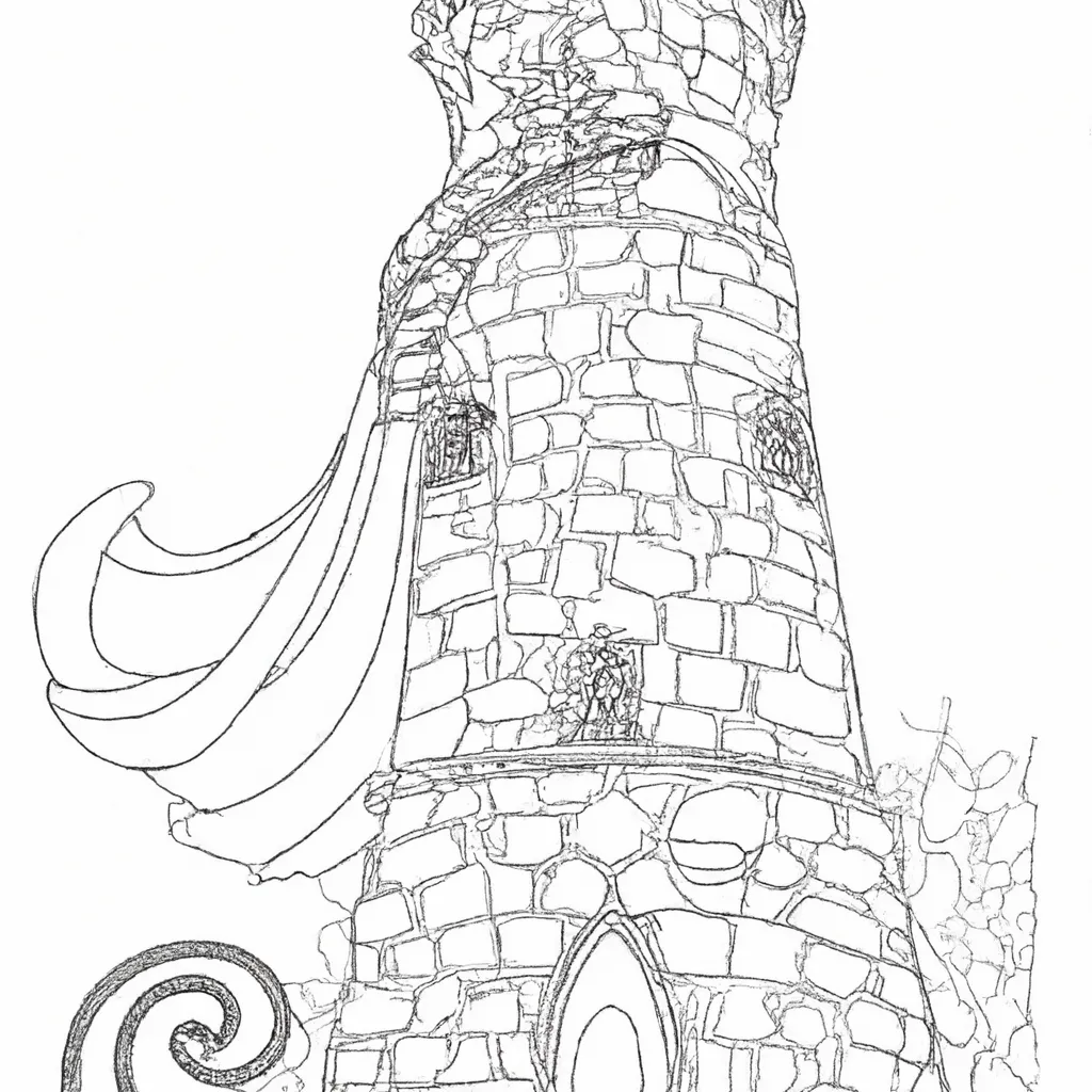 desenhos torre rapunzel imprimir colorir 13