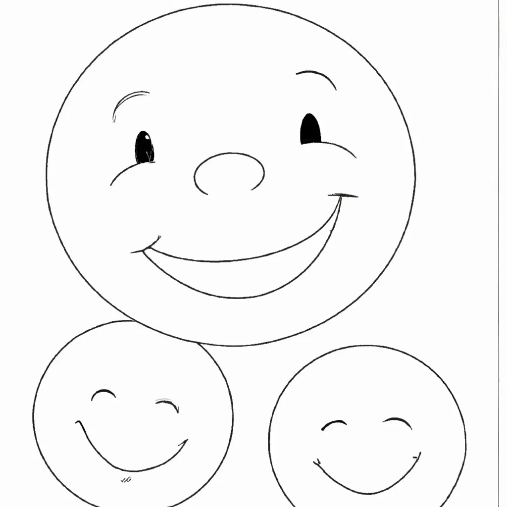 desenhos smiley sorriso imprimir colorir