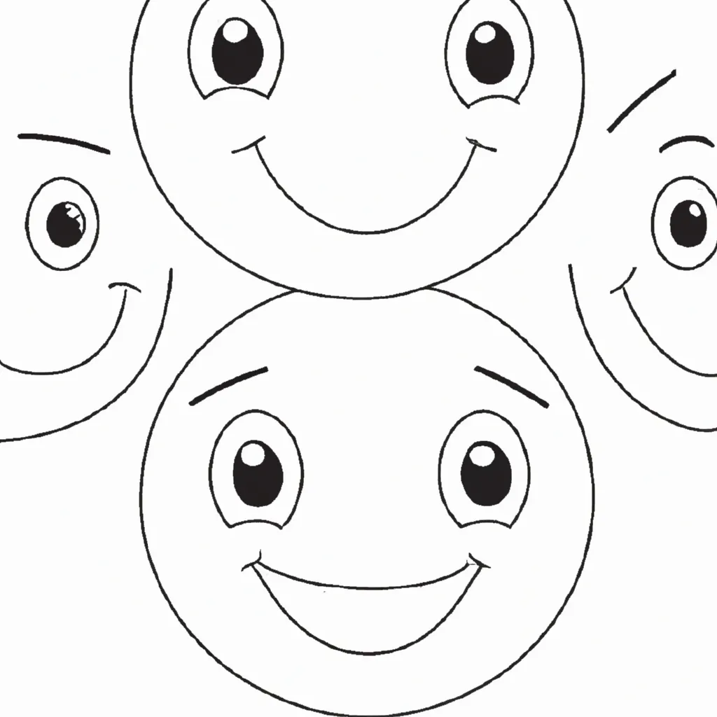 desenhos smiley sorriso imprimir colorir 1