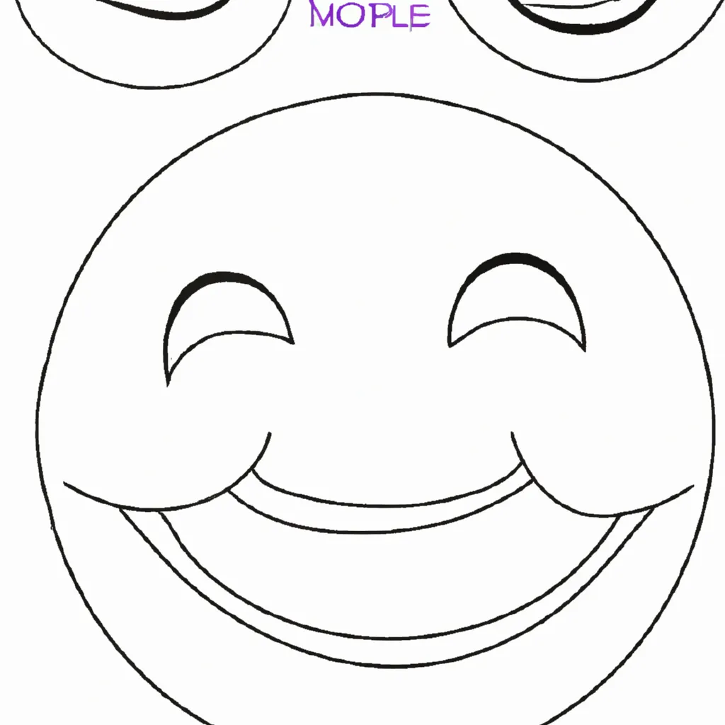 desenhos smiley sorriso imprimir colorir 3