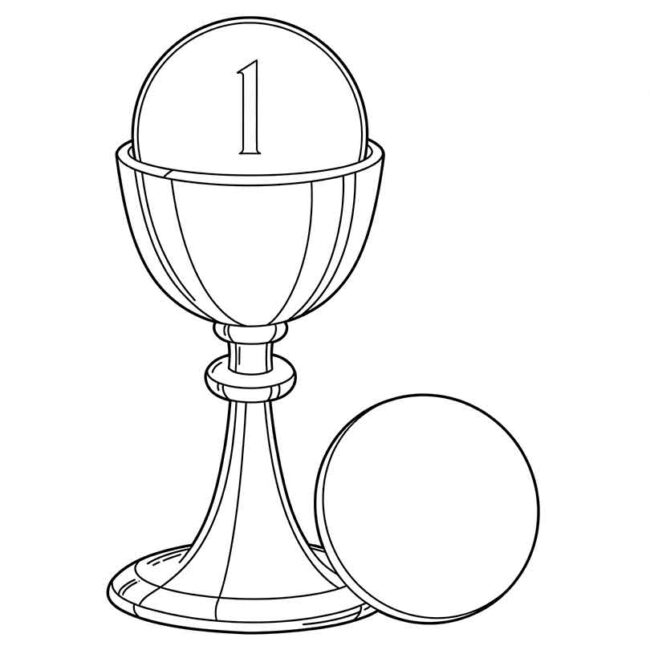 desenhos de calice e hostia para colorir 2 desenhos de calice e hostia para colorir 2
