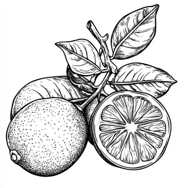 desenhos de bergamota para colorir 7