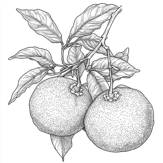 bergamota para pintar 5