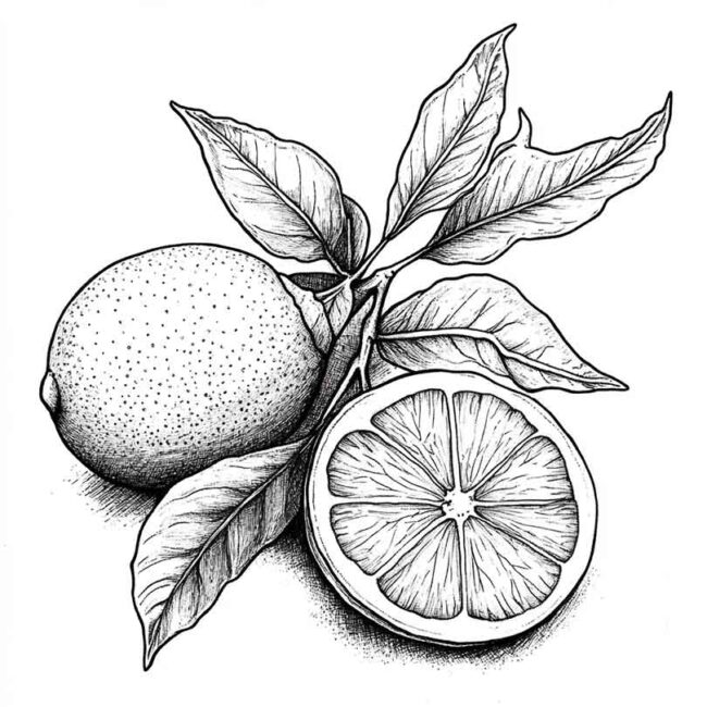 bergamota para pintar 2