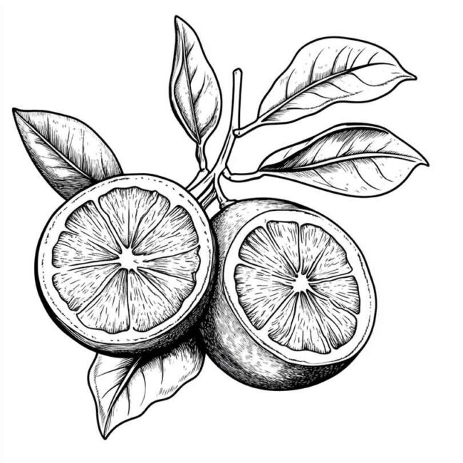 desenhos de bergamota para colorir 4
