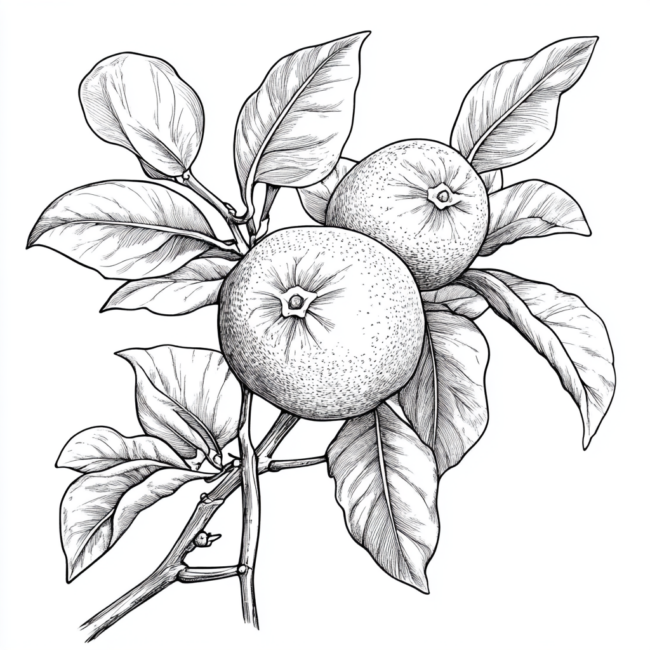 bergamota para pintar 1