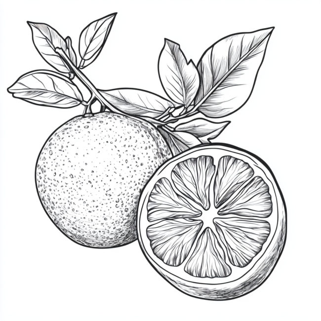 desenhos de bergamota para colorir 11