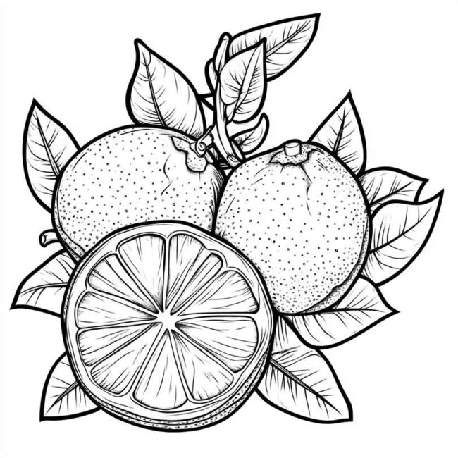 desenhos de bergamota para colorir 3