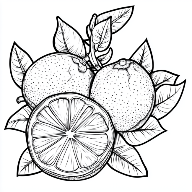 desenhos de bergamota para colorir 3