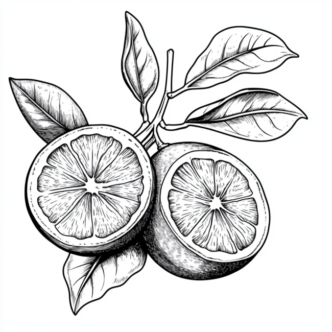 desenhos de bergamota para colorir 4
