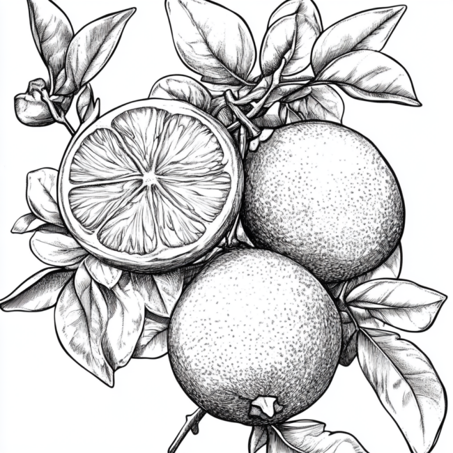 bergamota para pintar 7