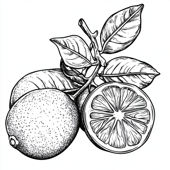 desenhos de bergamota para colorir 7