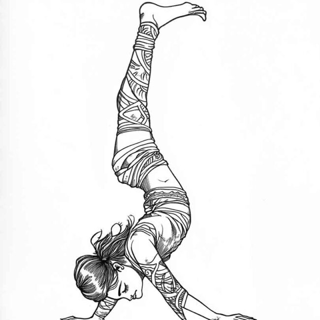ginastica acrobatica para colorir 8