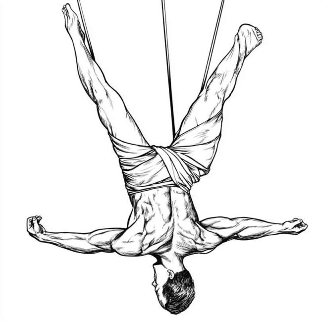 ginastica acrobatica para colorir 2