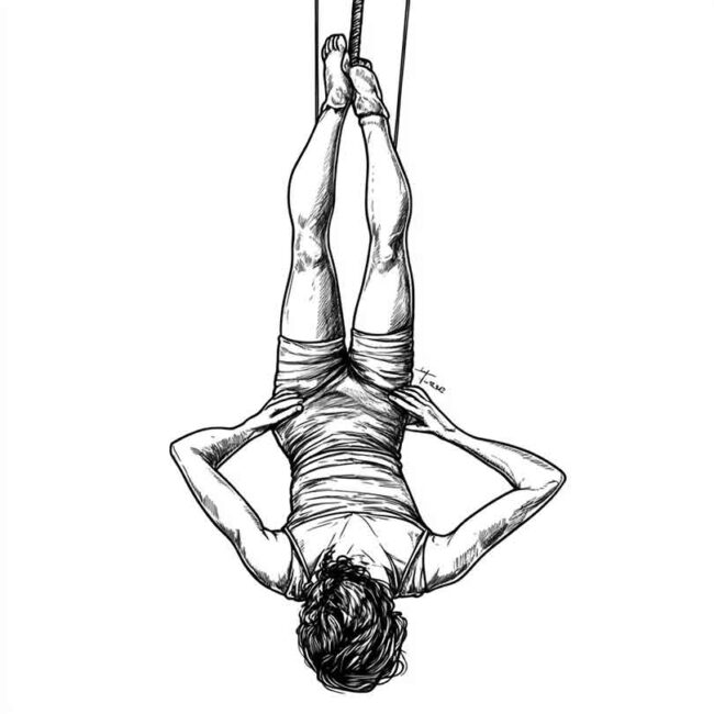 ginastica acrobatica para colorir 1