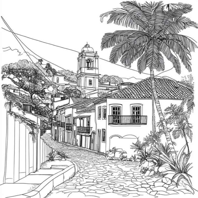 salvador para colorir 3