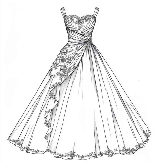 desenhos de vestidos 14 desenhos de vestidos 14