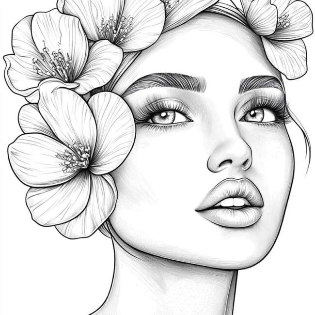 skincare para colorir 28