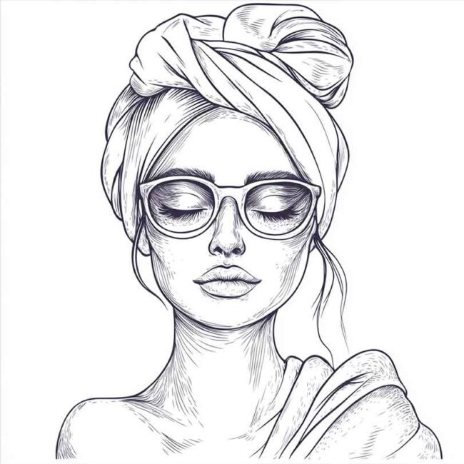 skincare para colorir 12