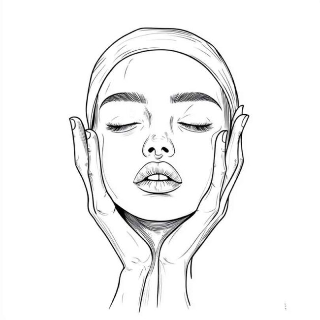 skincare para colorir 1