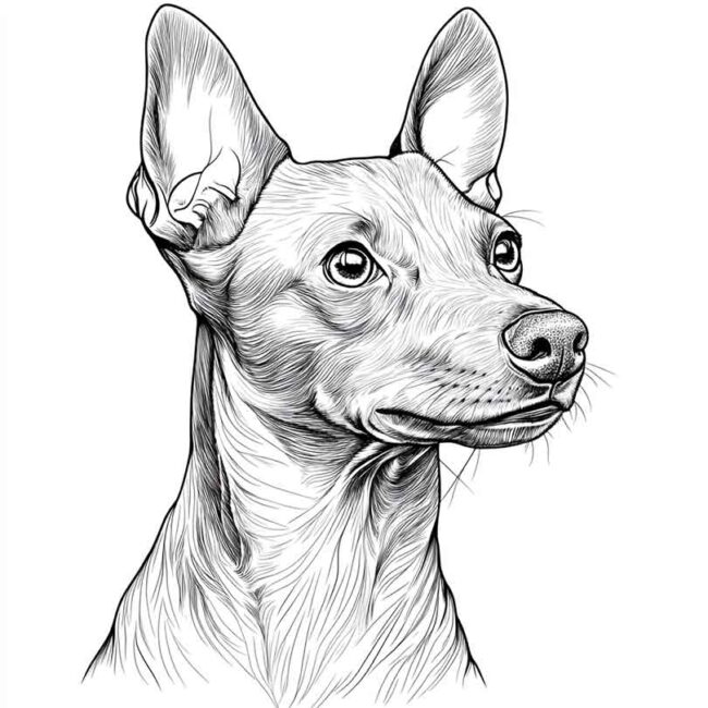 pincher para colorir 9