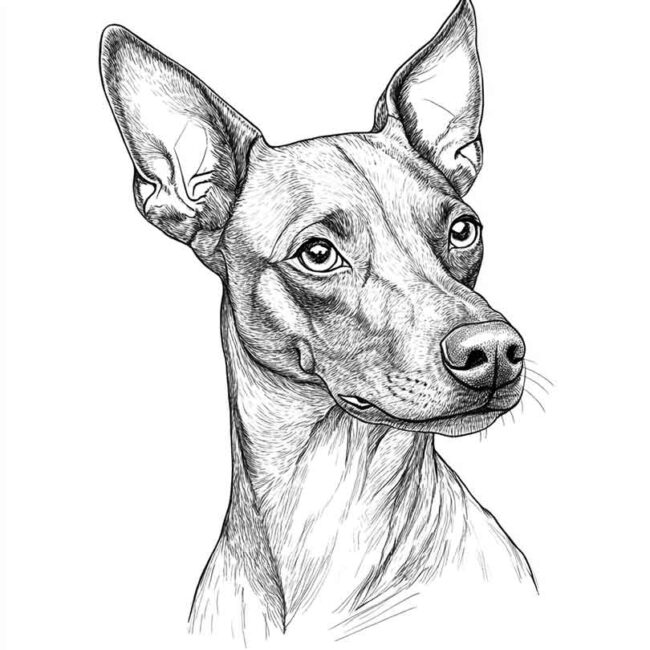 pincher para colorir 8