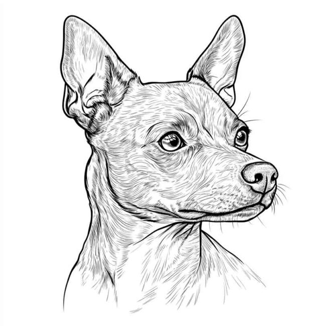 pincher para colorir 5